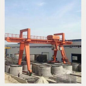 Gantry Crane - Manufacturer MZ Type 5-10Ton Double Beam Grab Bucket Rail Mobile
