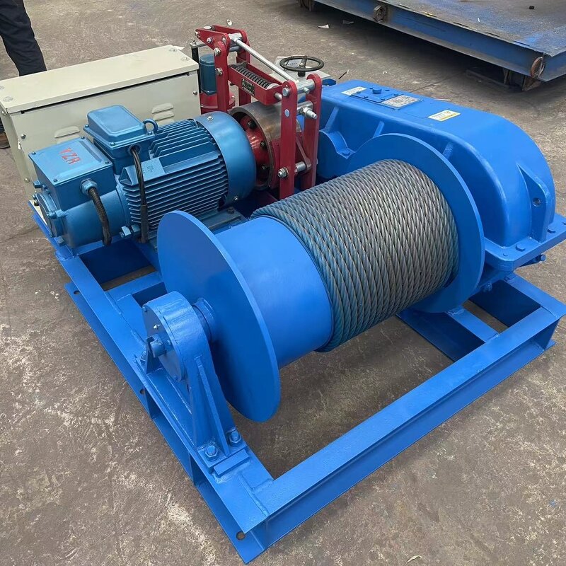 Electric Winch - Manufacturer 15-40Ton Steel Wire Rope Slow Speed Marine Forest
