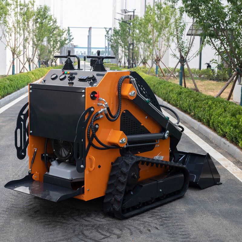 Skid Steer Loader - Manufacturer Micro Crawler Diesel Hydraulic Bucket Attachment