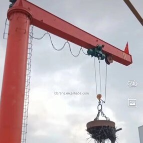 Jib Crane - Manufacturer 180° Electric Rotation Telescopic Remote Control