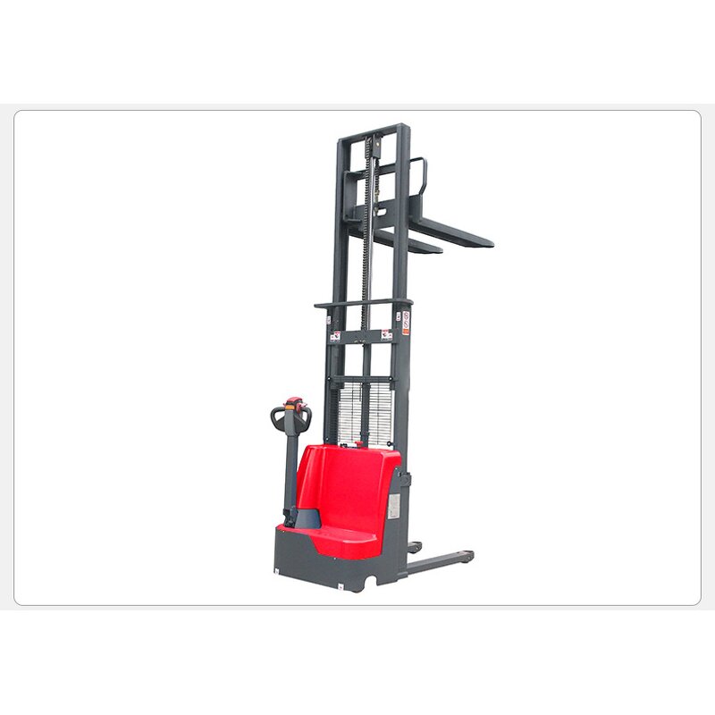 Pallet Stacker - Manufacturer 1.5-2Ton Electric Self-Loading Walkie Safety Lights