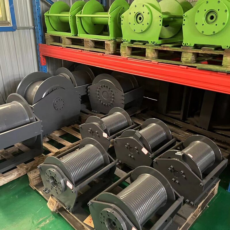 Hydraulic Winch - Manufacturer 24V Tractor Anchor Excavator Shrimp Boat Fishing