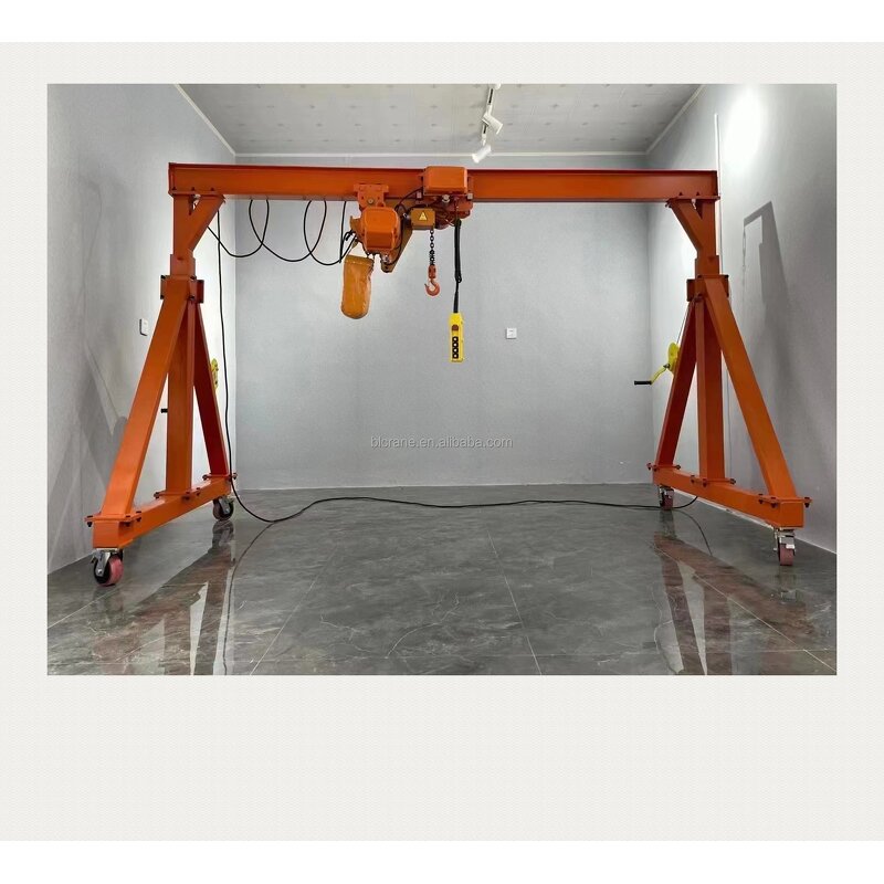 Gantry Crane - Manufacturer Portable 1-3Ton Remote Control Car Crane Wheels Gear