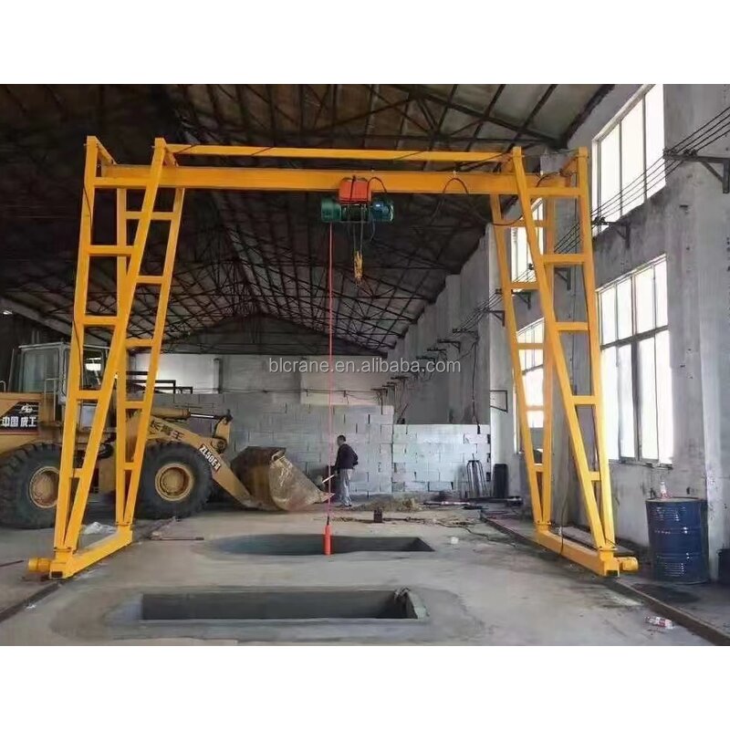 Gantry Crane - Manufacturer Portable 1-5Ton Mobile Remote Control Universal Wheel