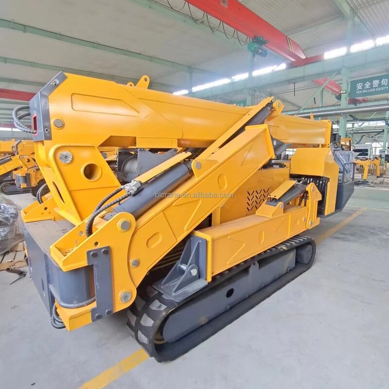Spider Crane - Manufacturer 1.2-5Ton Custom Mini Crawler Basket Floor Arm Lift