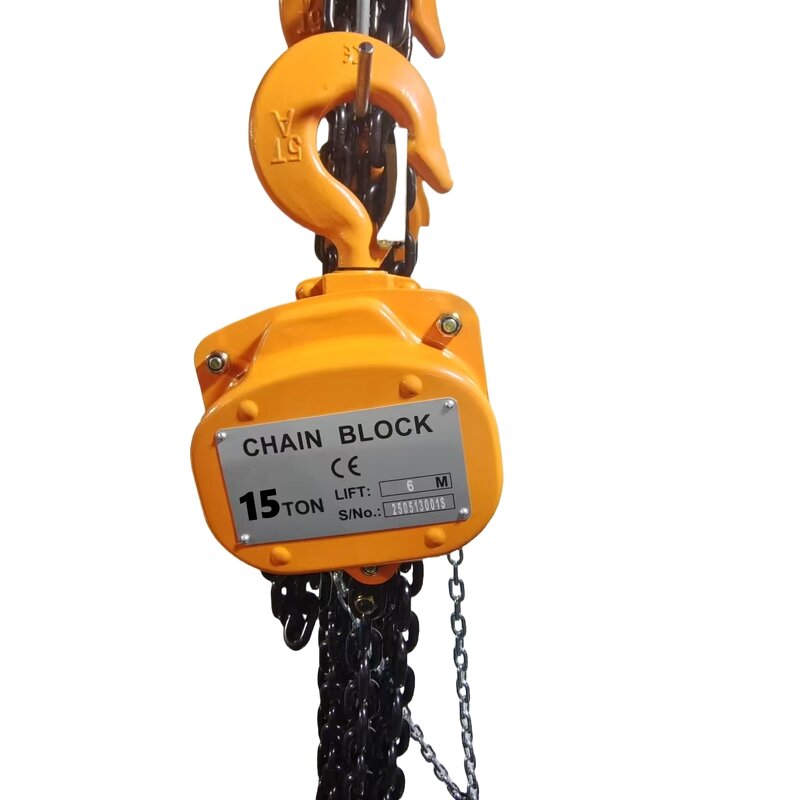 Factory Direct High Quality 1T Hand Chain Hoist (VD Type) Manual Steel Chain Block for Lifting Heights of 3m and 6m