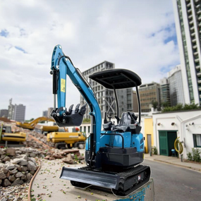 Mini Excavator - Manufacturer 1.5-1.8Ton Kubota Yanma Three-Cylinder Big Arm