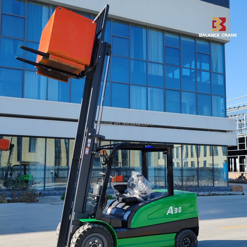 Electric Forklift - Manufacturer 4Ton New Design Maintenance Free Triple Mast