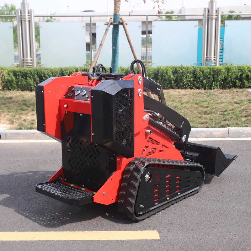 Skid Steer Loader - Manufacturer Micro Crawler Diesel Hydraulic Bucket Attachment