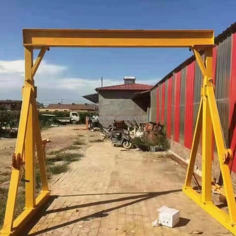 Gantry Crane - Manufacturer 2Ton Portable Workshop Adjustable Motorized Hoist