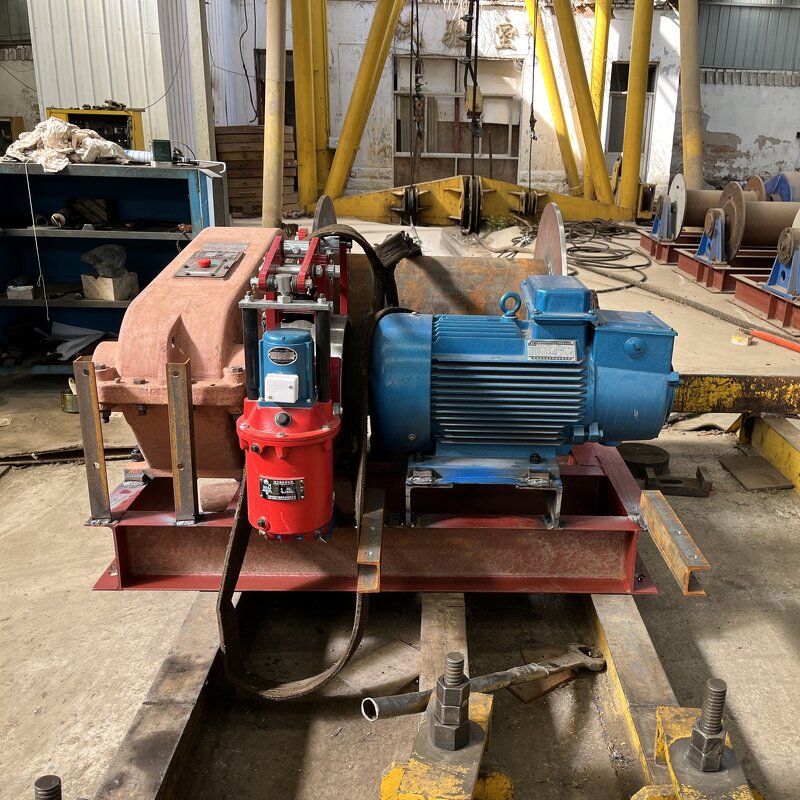 Electric Winch - Manufacturer 15-40Ton Steel Wire Rope Slow Speed Marine Forest