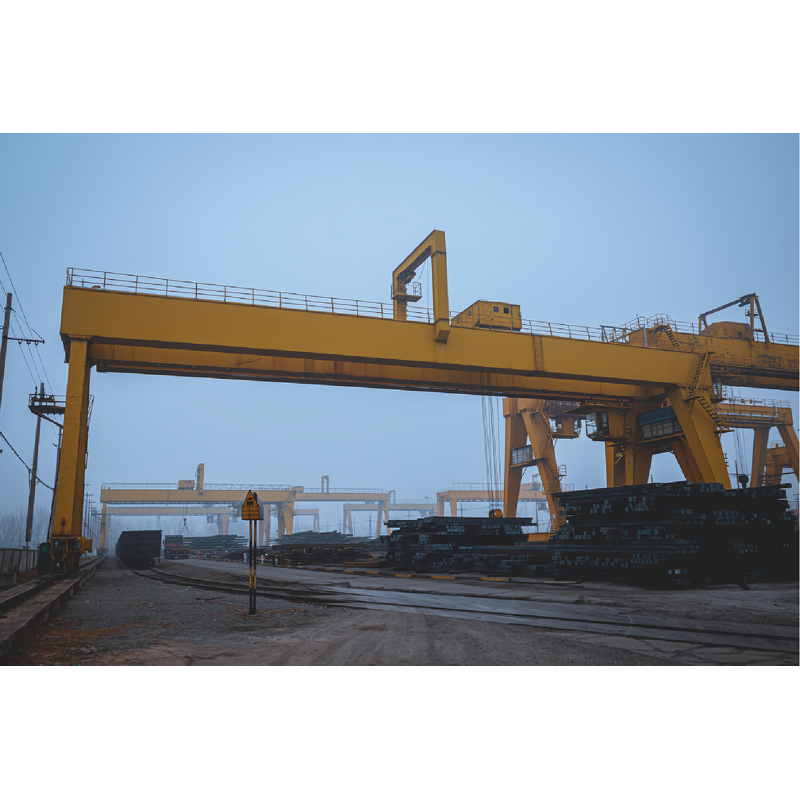 Gantry Crane - Manufacturer MZ Type 5-10Ton Double Beam Grab Bucket Rail Mobile