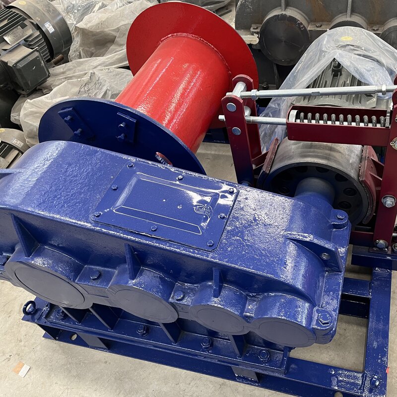 Electric Winch - Manufacturer 1-100Ton Variable Speed Steel Cable Traction Gearbox