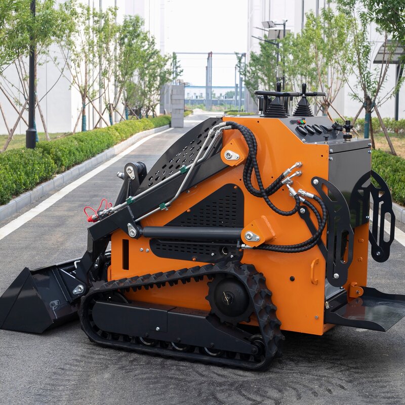 Skid Steer Loader - Manufacturer Micro Crawler Diesel Hydraulic Bucket Attachment