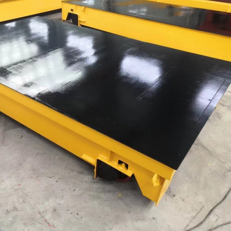 Electric Flat Car - Manufacturer 5-10Ton Custom 360° Rotate Battery Cargo