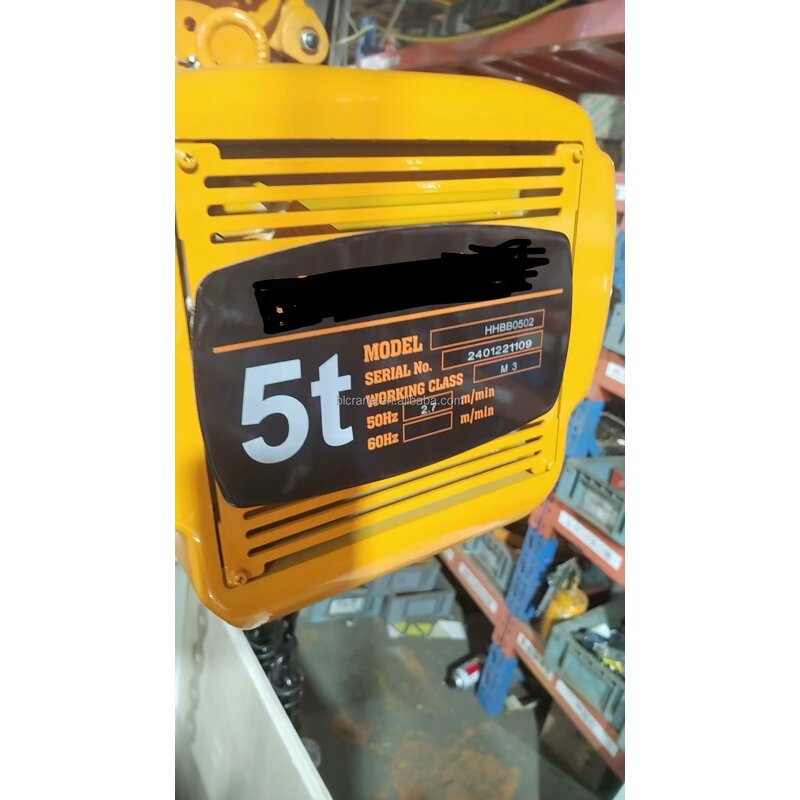 Electric Chain Hoist - Manufacturer 1-15Ton HHBB 220V/380V Aluminum Alloy Trolley