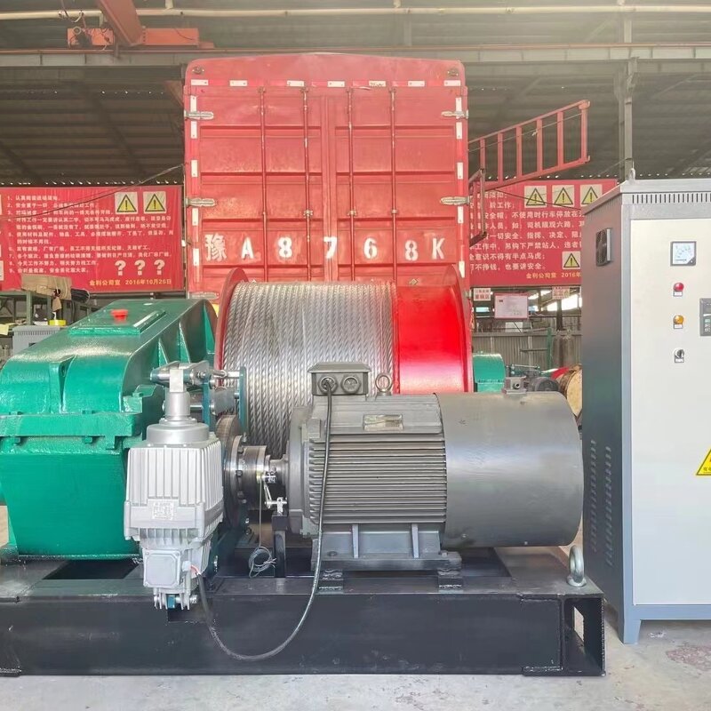 Electric Winch - Manufacturer 15-40Ton Steel Wire Rope Slow Speed Marine Forest