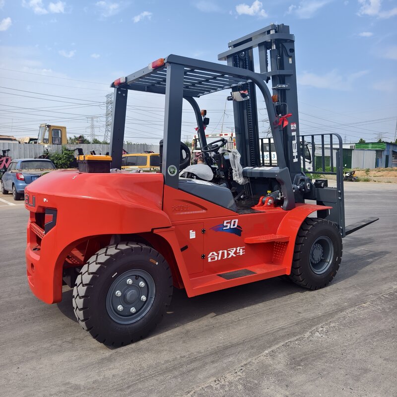 Electric Forklift - Manufacturer 1-2Ton Small Four-wheel Drive Hydraulic Stacking