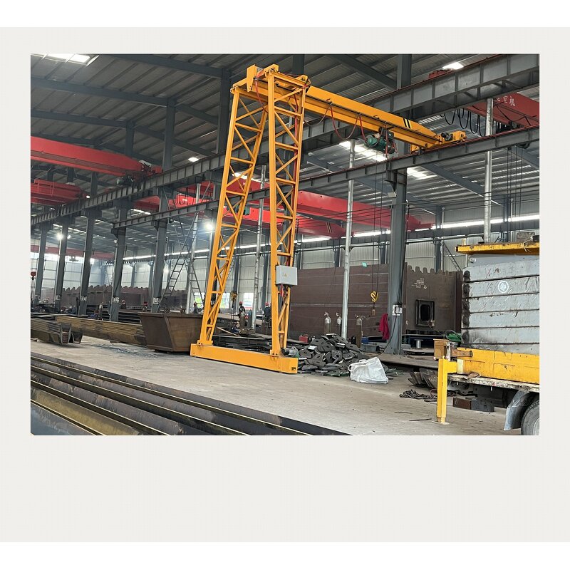 Semi Gantry Crane - Manufacturer 10-20Ton Double Beam Electric Remote Control Heavy Duty