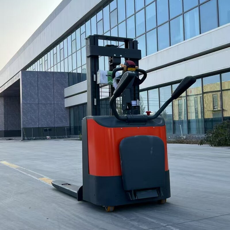 Electric Stacker - Manufacturer 1-2Ton Factory Stock Durable Pure Electric Low