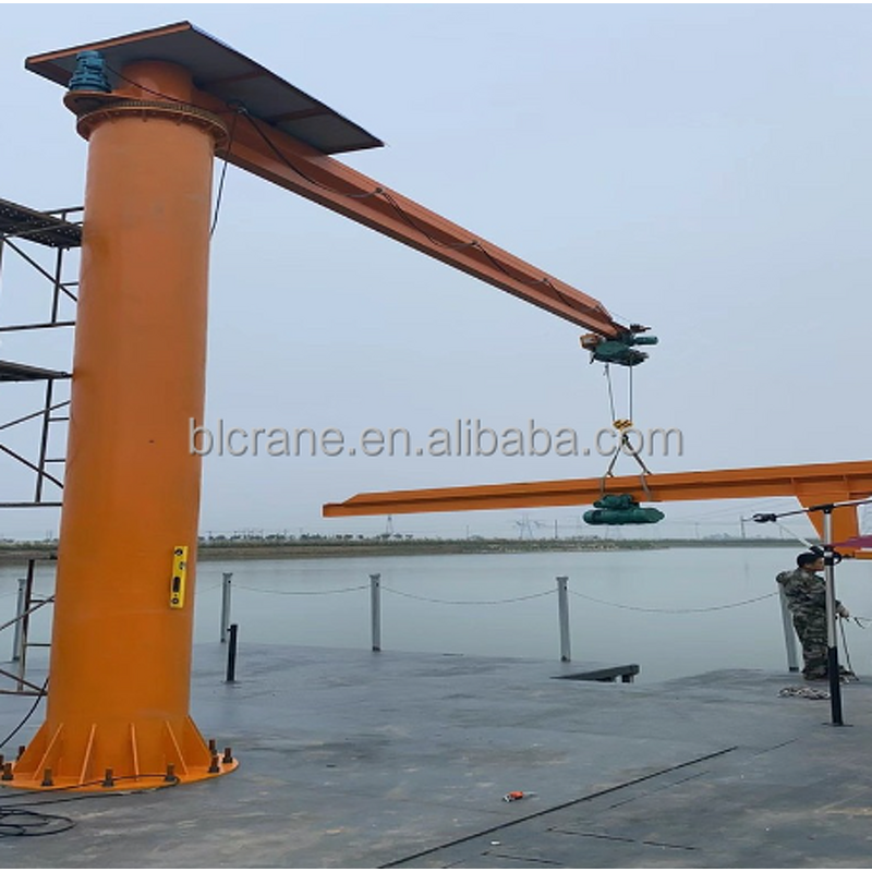 Jib Crane - Manufacturer 3Ton Davit Wire Rope Electric Hoist Remote Control