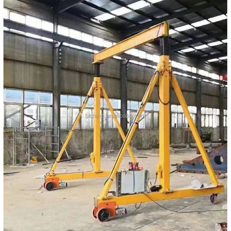 Gantry Crane - Manufacturer Portable 1-5Ton Mobile Remote Control Universal Wheel