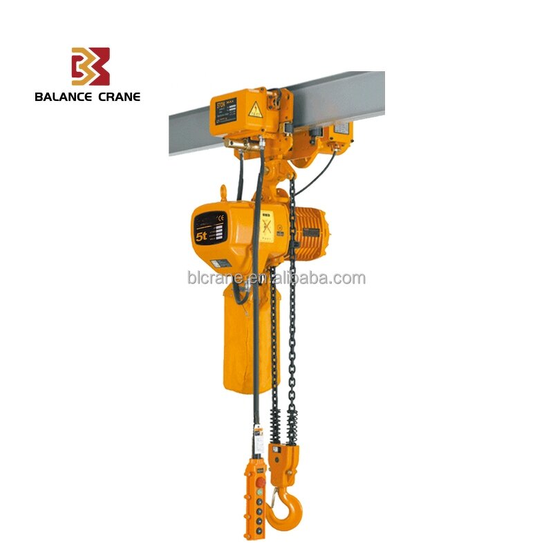 Electric Chain Hoist - Manufacturer 1-3Ton OEM HHBB Single/Double Speed Trolley