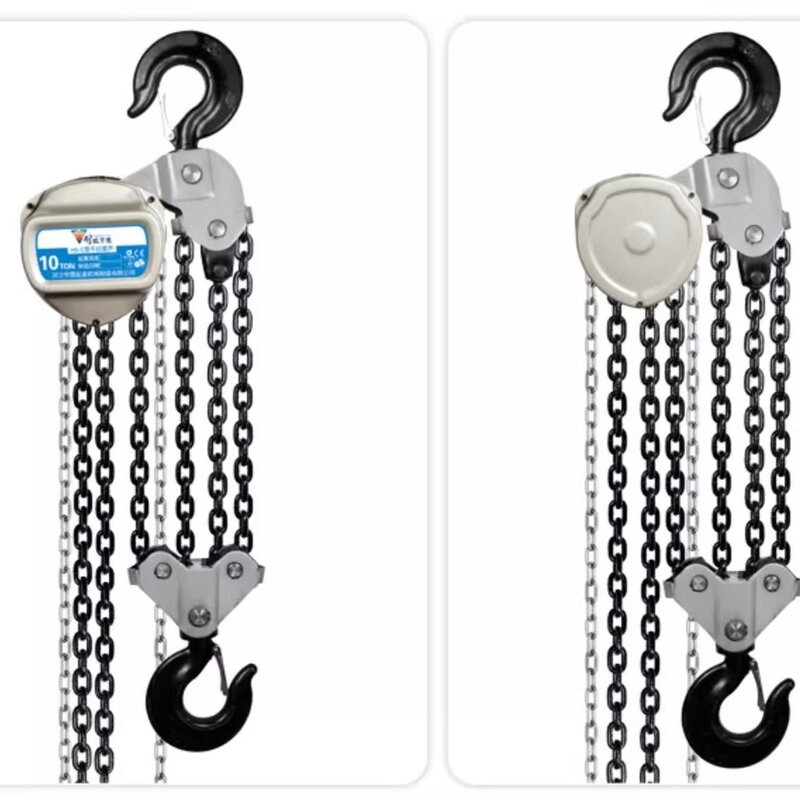 Factory Direct High Quality 1T Hand Chain Hoist (VD Type) Manual Steel Chain Block for Lifting Heights of 3m and 6m