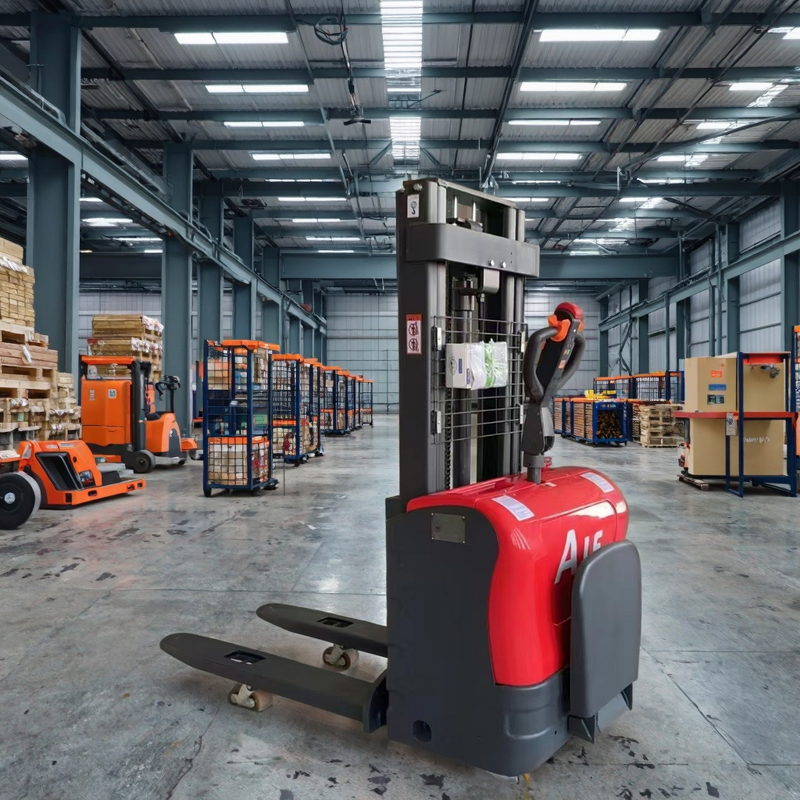 Electric Stacker - Manufacturer 1-2Ton Factory Stock Durable Pure Electric Low