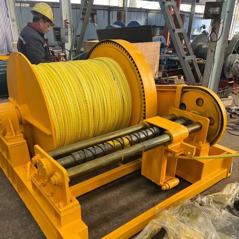 Electric Winch - Manufacturer 15-40Ton Steel Wire Rope Slow Speed Marine Forest