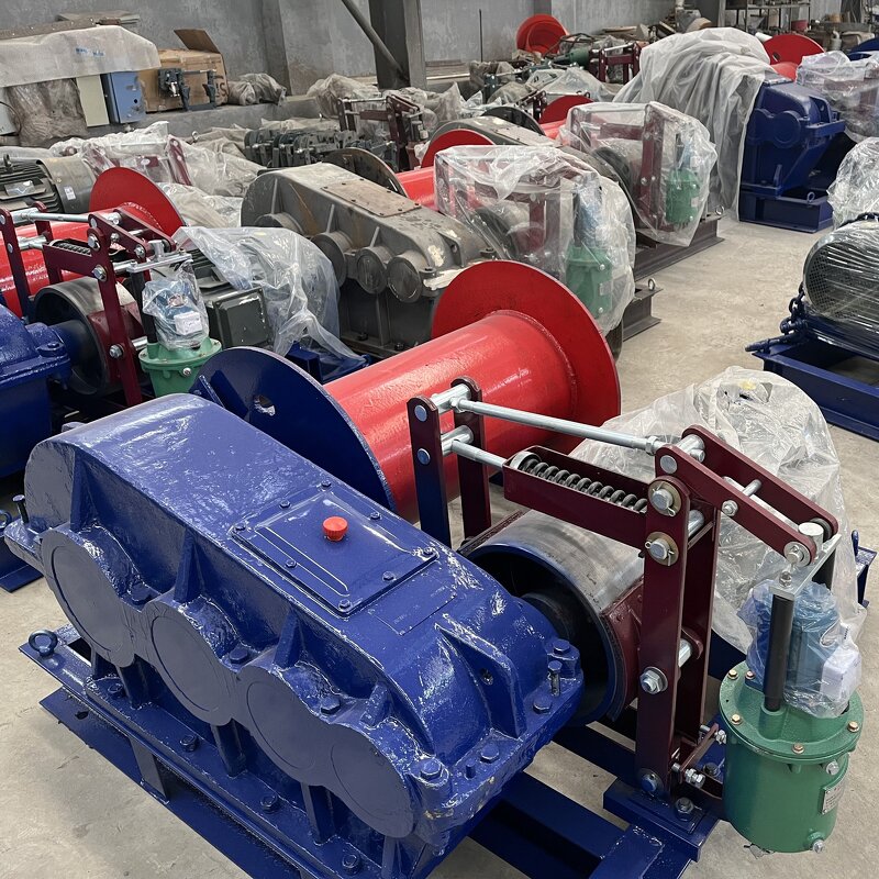 Electric Winch - Manufacturer 1-100Ton Variable Speed Steel Cable Traction Gearbox