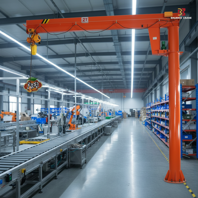 Jib Crane - Manufacturer 1-8Ton Portable Electric Hoist Pillar Type Gear