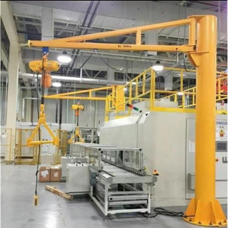 Jib Crane - Manufacturer 180° Electric Rotation Telescopic Remote Control
