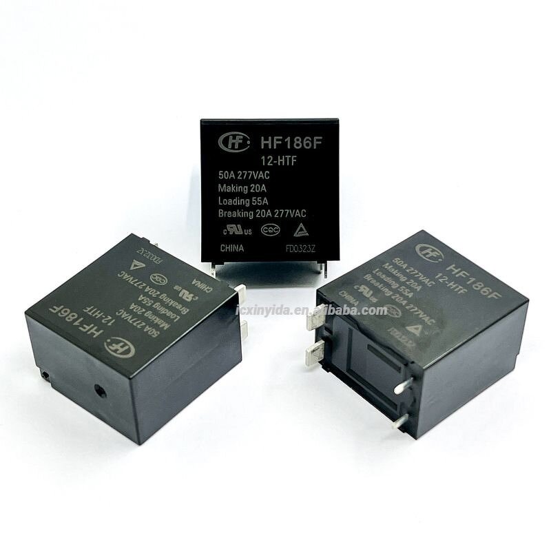 Power Relay Manufacturer - HF186F-12-HTF Normally Open 55A4 Foot Original