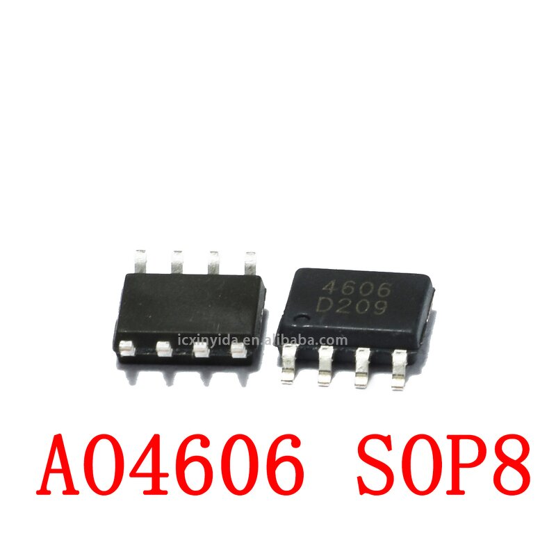 MOSFET Manufacturer - AO4606 SOIC-8 N+P Dual Channel 30V 6A Original