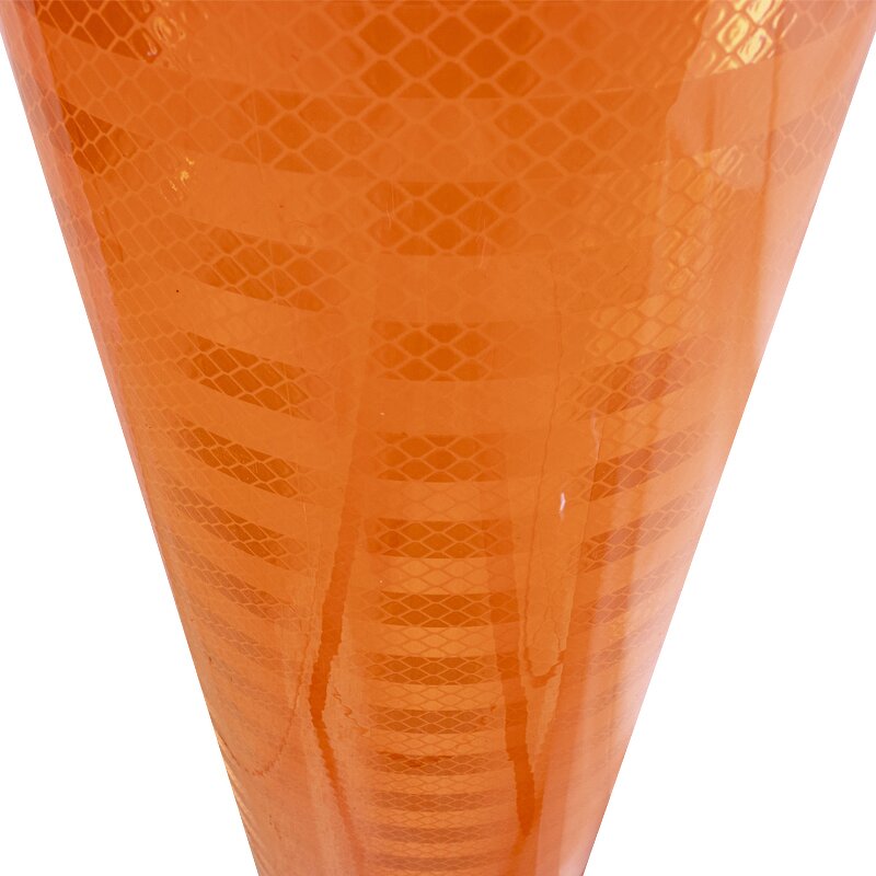 Reflective Sheeting - Manufacturer PET Prismatic Roadway Safety Orange Warning Roll