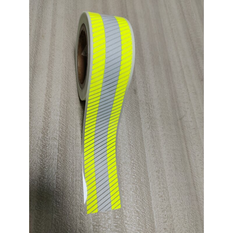 Reflective Tape - Manufacturer 3HAO PES F.Yellow Silver Segmented Work Wear Garment
