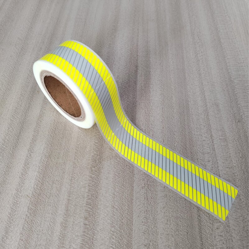 Reflective HTV - Manufacturer 3HAO Yellow Grey Segmentation Reflective Vinyl Tape