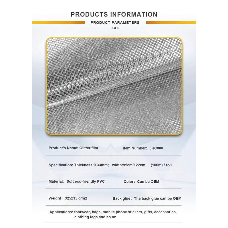 Reflective Sheeting - Manufacturer PVC Sparkle Glitter Hydroponic Silver Mylar Film