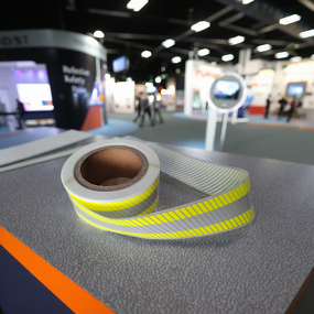 Reflective HTV - Manufacturer 3HAO Yellow Grey Polyester Heat Transfer Vinyl Tape