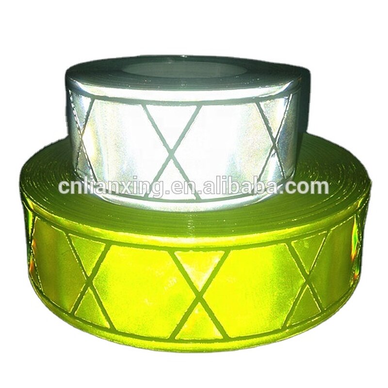 Reflective Tape - Manufacturer Micro-Prismatic PVC Sew-on Safety Clothing Fabric