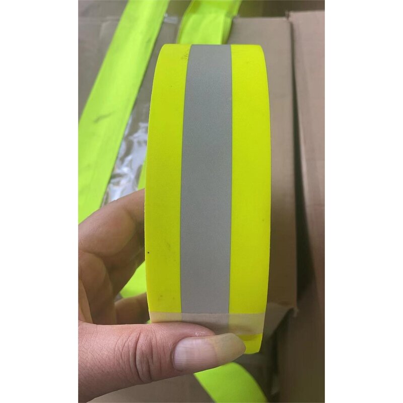Reflective Tape - Manufacturer High Visibility Aramid FR Fluorescent Orange Silver