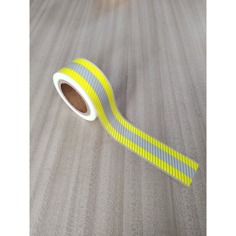 Reflective HTV - Manufacturer 3HAO Yellow Grey Segmentation Heat Transfer Vinyl