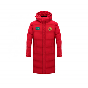 Coat Manufacturer - Lightweight Quilted X-Long Padded with Hood Zip