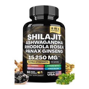 Shilajit Gummies - Manufacturer Energy 60ct 75% Fulvic Acid Ashwagandha Immunity