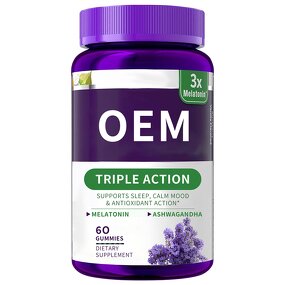 Melatonin Gummies - Manufacturer OEM/ODM Customizable 10mg Drug-Free Sleep Cycle