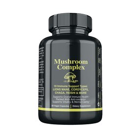 Mushroom Capsules - Manufacturer 5-in-1 Turkey Tail Chaga Lions Mane Reishi