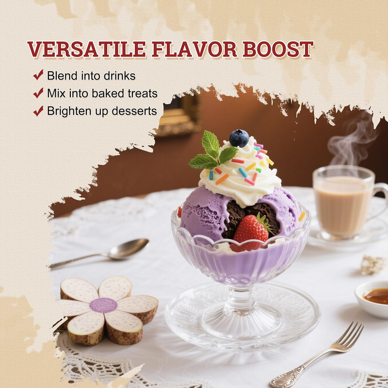 Taro Extract - Manufacturer Water Soluble Pure Root Powder Boba Bubble Tea