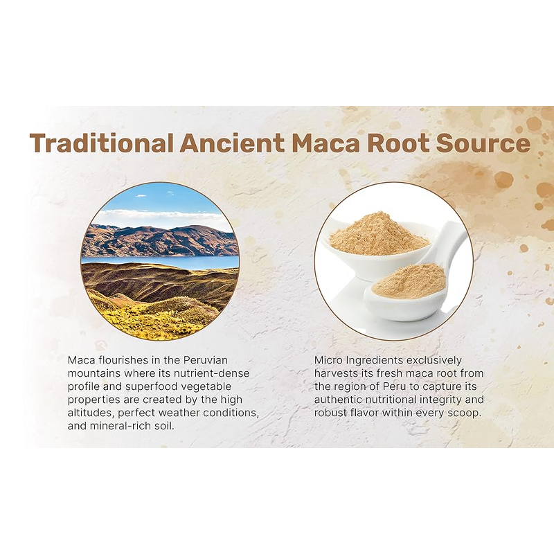 Maca Powder - Manufacturer 0.6% Macamide Black Root Extract for Men
