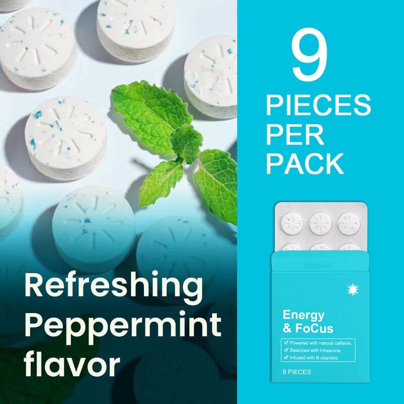 L-Theanine Mints Manufacturer - Sugar-Free with Vitamin B6 B12 for Focus